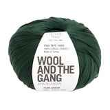 Tina Tape Yarn in Fern Green