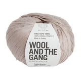 Tina Tape Yarn in Timberwolf