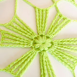 Anemone Coverup in Neon Green + Yellow