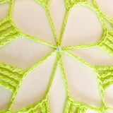 Anemone Coverup in Neon Green + Yellow