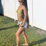 Ilha Lace-up Bikini Top